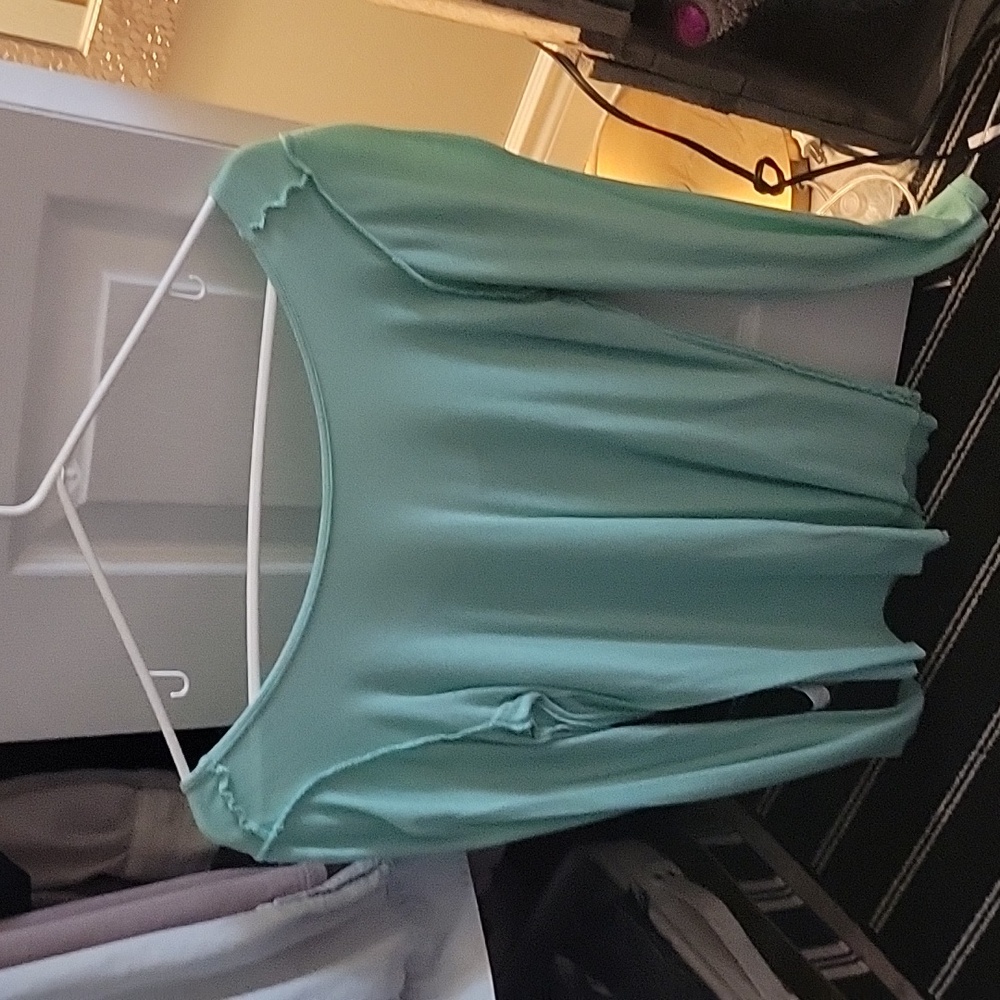 Small mint greenish blouse